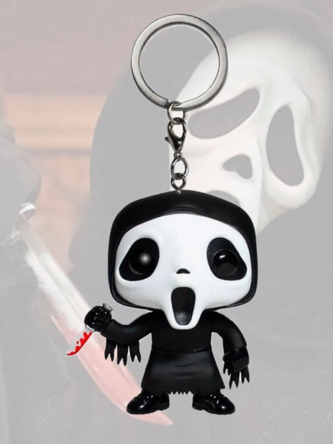 Фігурка брелок Funko Pop Фанко Поп Scream Ghost Face Крик Примарне Обличчя 4 см - зображення 3