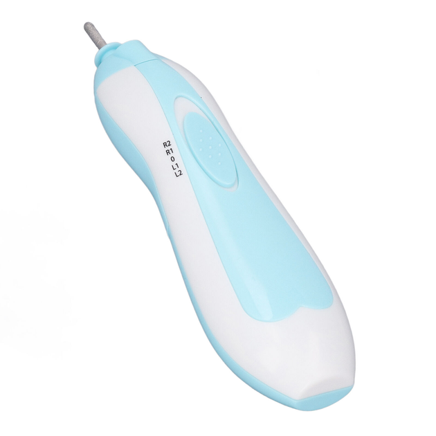 Детский аккумуляторный триммер для ногтей + 6 насадок, NAIL TRIMMER XL-667 / Электрическая пилочка для детей - изображение 3
