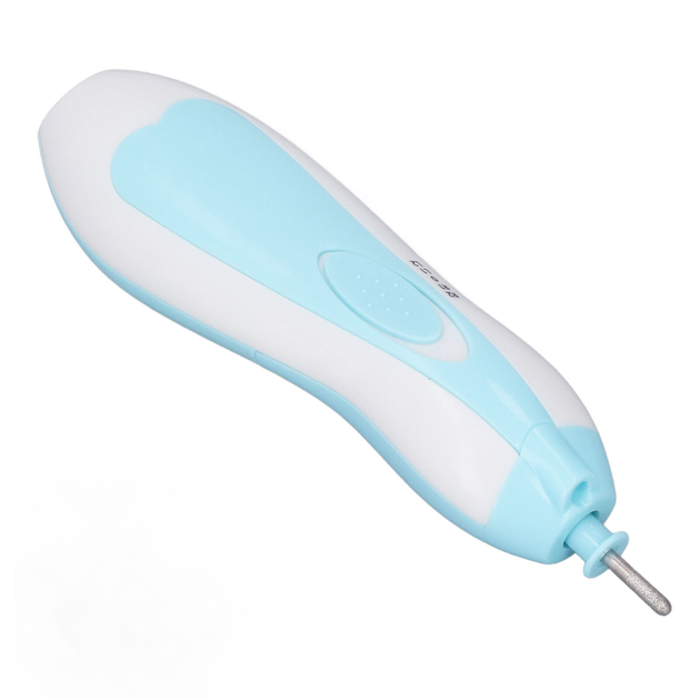 Детский аккумуляторный триммер для ногтей + 6 насадок, NAIL TRIMMER XL-667 / Электрическая пилочка для детей - изображение 4