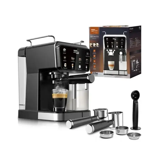 Кофемашина Zepline ZP-6803 3000 Вт кофеварка эспрессо 20 бар для молотого кофе капсул 8 напитков автоматическая система Thermoblock с резервуаром 2 л ESPRESSO COOL для холодного кофе дома офиса - изображение 5
