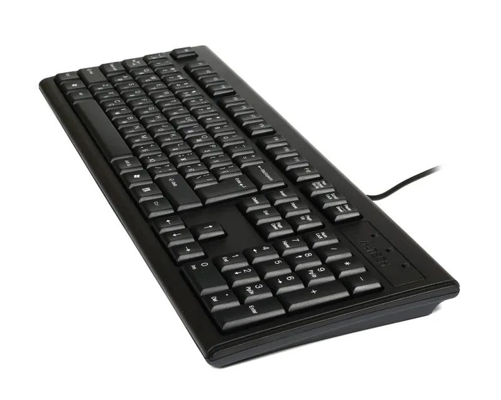 Клавіатура A4Tech KR-83 PS/2 (Black), чорна, 104клав, Великий Enter Comfort Rounded Edge keyboard X-slim - Фото 5 Клавіатура A4Tech KR-83 PS/2 (Black), чорна, 104клав, Великий Enter Comfort Rounded Edge keyboard X-slim - зображення 5