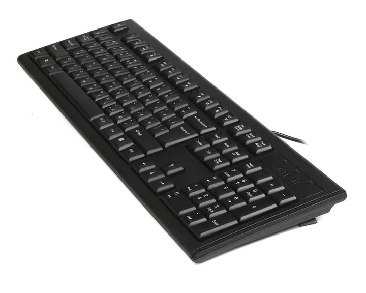 Клавиатура A4Tech KRS-83 USB, черная, 104клав, Большой Enter Comfort Rounded Edge keyboard X-slim - изображение 5