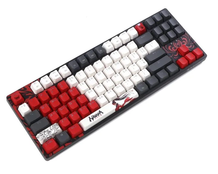Механическая игровая клавиатура Bloody S87 (Naraka), красные свитчи, USB, RGB расная подсветка, BLMS Red Plus Switch - Фото 5 Механическая игровая клавиатура Bloody S87 (Naraka), красные свитчи, USB, RGB расная подсветка, BLMS Red Plus Switch - изображение 5