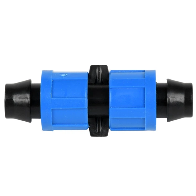 Фітинг Stenson R41903 для крапельної стрічки PP 7,7×2,7 см Синій з чорним - зображення 2