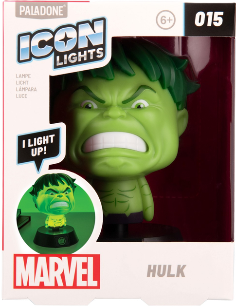 Нічник Paladone Icons Marvel Hulk (PP16010MU) - зображення 2