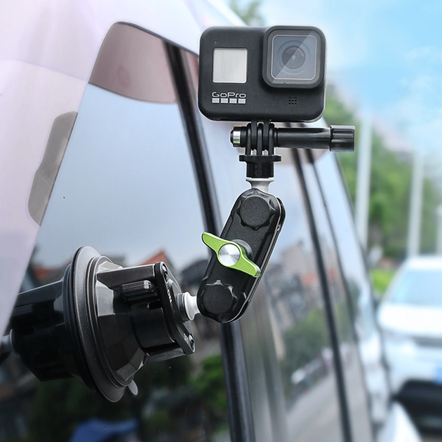 Автомобільне кріплення-присоска LanParte UBA для екшн-камер GoPro, Insta360, DJI, 360° - Фото 6 Автомобільне кріплення-присоска LanParte UBA для екшн-камер GoPro, Insta360, DJI, 360° - зображення 6