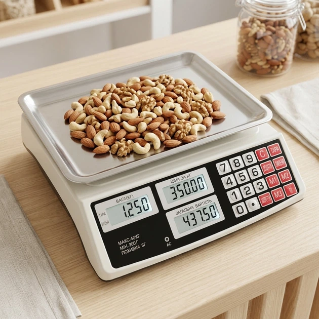 Торговые весы до 40кг, от сети, AT-702 - изображение 5