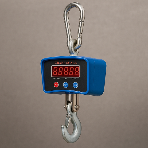 Электронные крановые весы, до 1000 кг (0,1 кг), на аккумуляторе, BX-9026 Boxer, Синий / Электронные весы / Кантер электронный - изображение 5
