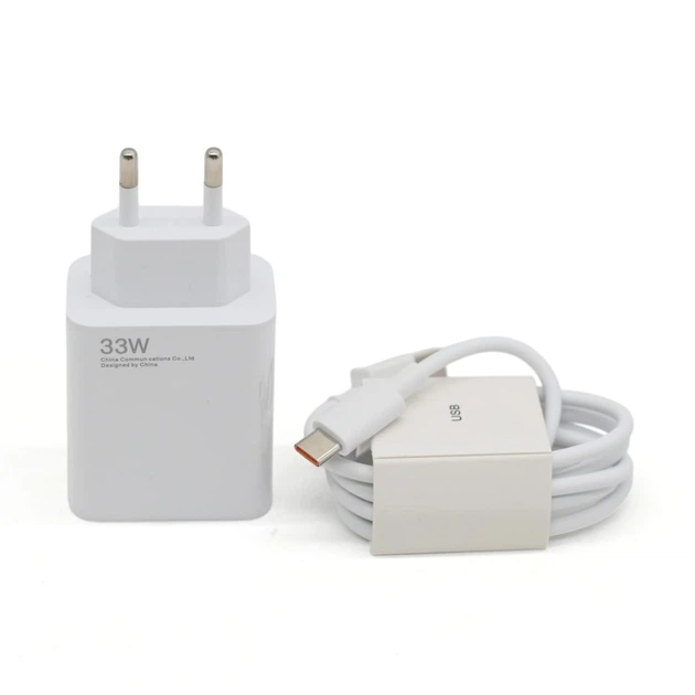 Адаптер USB с кабелем USB-TYPE C, 33W / Зарядка для телефона / Зарядное устройство / Переходник для зарядки - Фото 8 Адаптер USB с кабелем USB-TYPE C, 33W / Зарядка для телефона / Зарядное устройство / Переходник для зарядки - изображение 8