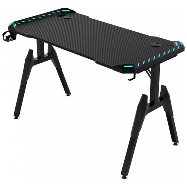 Комп'ютерний стіл GT Racer (T-1444 (140x60x73) Black) - Фото 1 Комп'ютерний стіл GT Racer (T-1444 (140x60x73) Black) - зображення 1