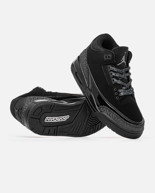 Кросівки Air Jordan 3 'Black Cat' 44 - Фото 5 Кросівки Air Jordan 3 'Black Cat' 44 - зображення 5