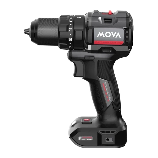 Дрель ударная бесщеточная MOVA PD80IB 20V 80Nm (6978879340548) - Фото 2 Дрель ударная бесщеточная MOVA PD80IB 20V 80Nm (6978879340548) - изображение 2