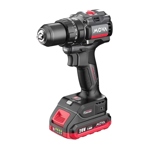 Дрель ударная бесщёточная MOVA PD80IK 20V 80Nm (6978879340753) - Фото 1 Дрель ударная бесщёточная MOVA PD80IK 20V 80Nm (6978879340753) - изображение 1