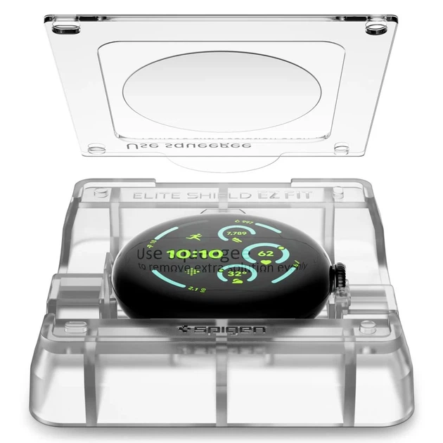 Захисна плівка Spigen Elite Shield EZ FIT для Google Pixel Watch 3/4/5 45mm Clear (2 pack) (AFL08525) - зображення 2