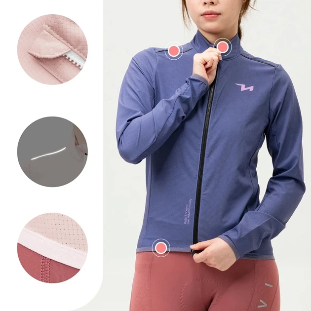 Велокуртка женская Rockbros YPW069 Purple L (5907769393365) - изображение 4