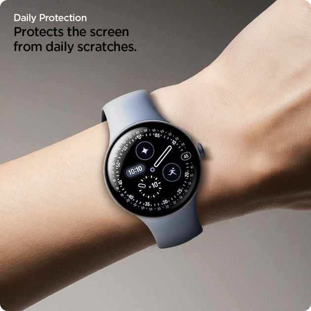 Захисна плівка Spigen Elite Shield EZ FIT для Google Pixel Watch 3/4/5 45mm Clear (2 pack) (AFL08525) - зображення 10