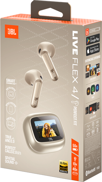 Навушники JBL Live Flex 4 Sand (JBLLIVEFLEX4CPG) - зображення 10
