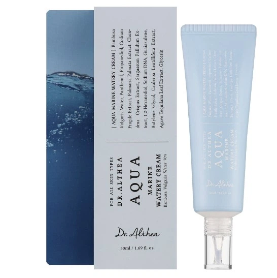 Зволожуючий крем для обличчя DR.ALTHEA Aqua Marine Watery Cream 50 ml - изображение 2