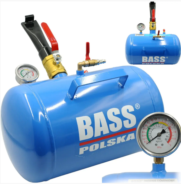 Бустер (інфлятор) для накачування шин 24 л Bass Polska 4550 - Фото 1 Бустер (інфлятор) для накачування шин 24 л Bass Polska 4550 - зображення 1