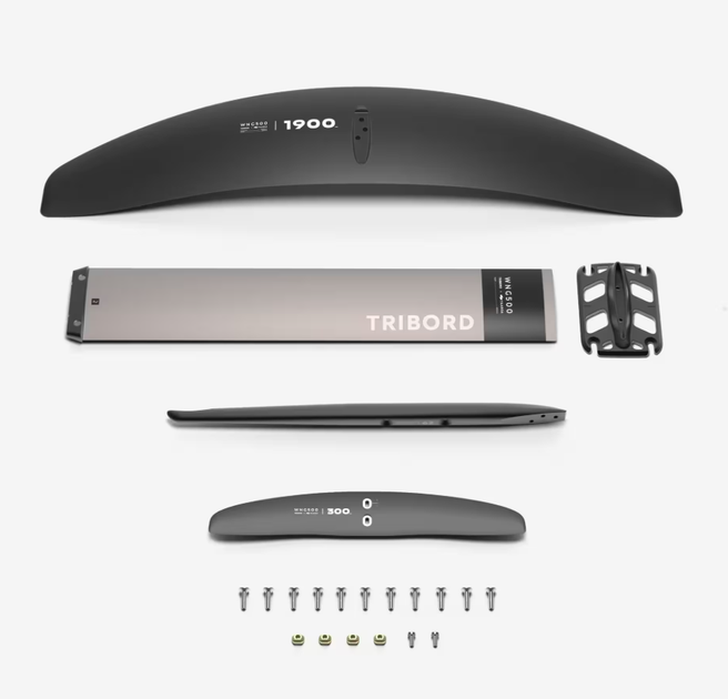 Фоил Rомплект TRIBORD WNG500 1900 см² (Размах Крыл 1070 мм) Сумка для Переноса Черный - изображение 2