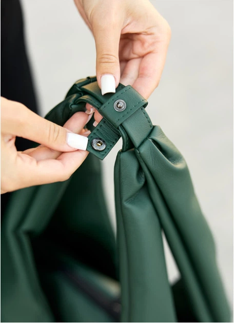 Женская спортивная сумка из оксфорда Sambag Зеленая (58640251641) - изображение 12