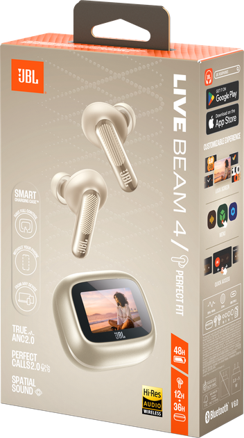 Навушники JBL Live Beam 4 Sand (JBLLIVEBEAM4CPG) - зображення 10