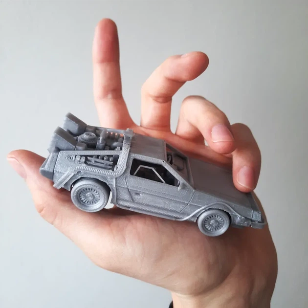 Колекційна модель автомобіля DeLorean з кінофільму "Назад у майбутнє". Aivory - зображення 2
