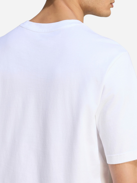 Футболка хлопковая длинная мужская Adidas Camo Circle Graphic T-Shirt KC7163 S Белая (4068804020576) - изображение 5