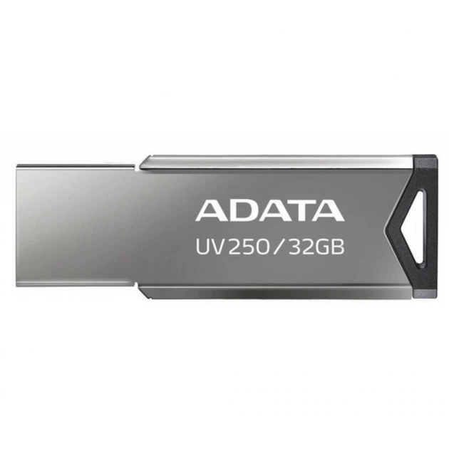 USB флеш накопитель ADATA 32GB UV250 Metal Black USB 2.0 (AUV250-32G-RBK) (355997) - Фото 1 USB флеш накопитель ADATA 32GB UV250 Metal Black USB 2.0 (AUV250-32G-RBK) (355997) - изображение 1