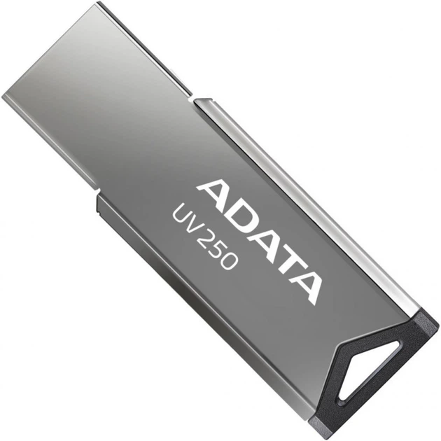 USB флеш накопитель ADATA 16GB AUV 250 Silver USB 2.0 (AUV250-16G-RBK) - изображение 3