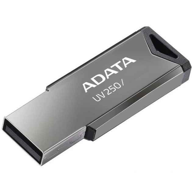 USB флеш накопитель ADATA 16GB AUV 250 Silver USB 2.0 (AUV250-16G-RBK) - изображение 4