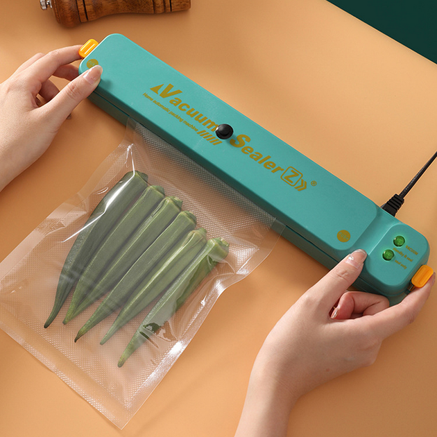 Вакуумный упаковщик для еды Vacuum Sealer MA-28, Зеленый - изображение 6