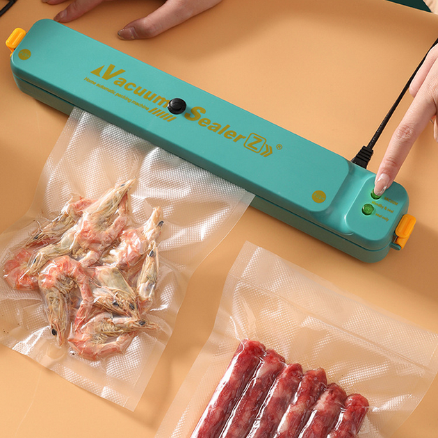 Вакуумный упаковщик для еды Vacuum Sealer MA-28, Зеленый - изображение 7