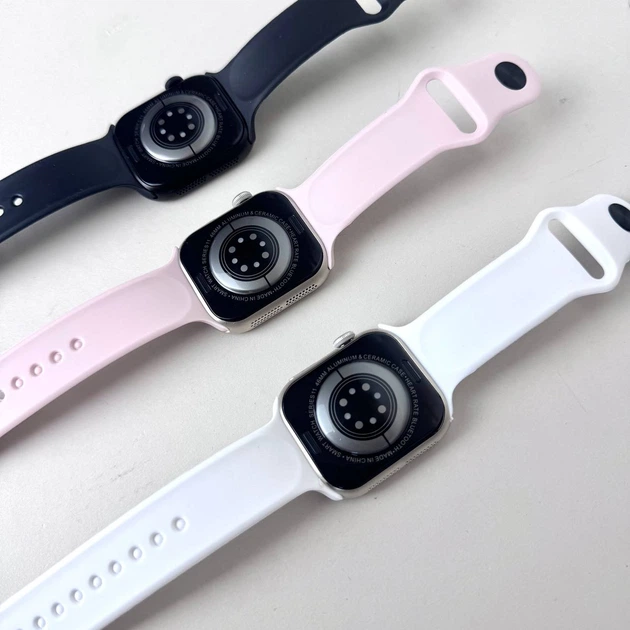 Розумний годинник Smart T11 Pro Max унісекс з пульсометром силіконовий Рожевий - зображення 6