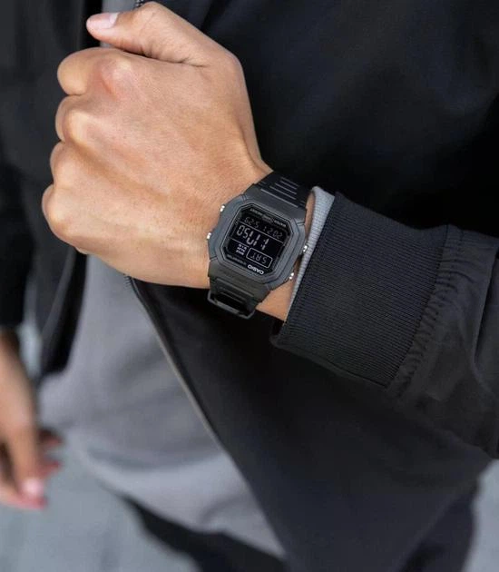Электронные часы Casio W-800H-1B черные 100 м - изображение 5