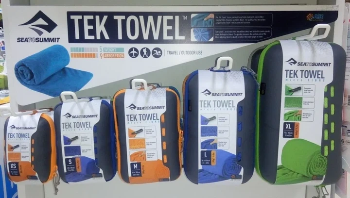 Рушник із мікрофібри Tek Towel, Baltic від Sea to Summit (M: 100x50см) - изображение 10