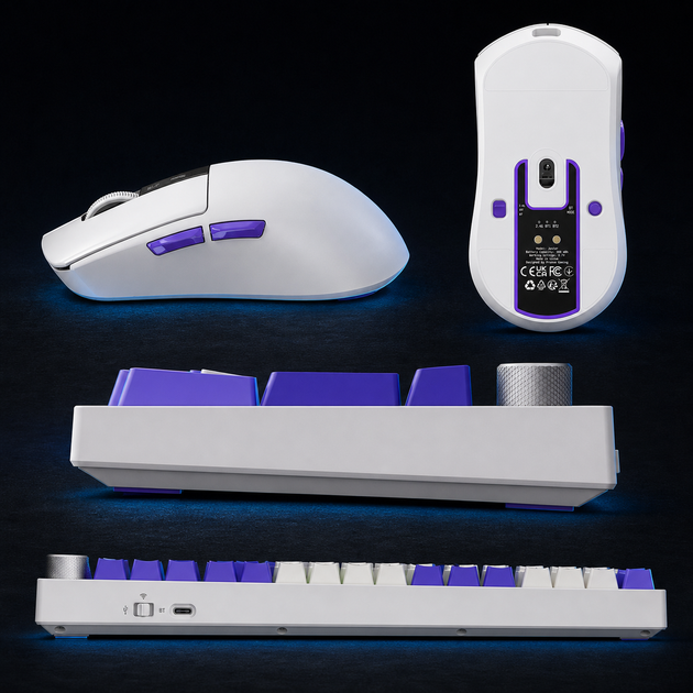 Игровой беспроводной комплект Proove Gaming Jester 8K + Slicker Pro, UA-раскладка - Фото 3 Игровой беспроводной комплект Proove Gaming Jester 8K + Slicker Pro, UA-раскладка - изображение 3