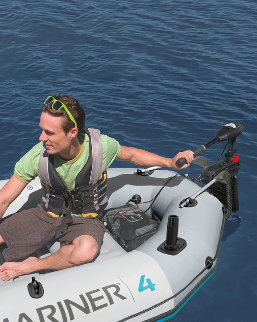 Електричний човновий мотор Intex Transom Mount Trolling Motor 40 lbs 12 В 8 швидкостей (6941057466316) - Фото 3 Електричний човновий мотор Intex Transom Mount Trolling Motor 40 lbs 12 В 8 швидкостей (6941057466316) - зображення 3