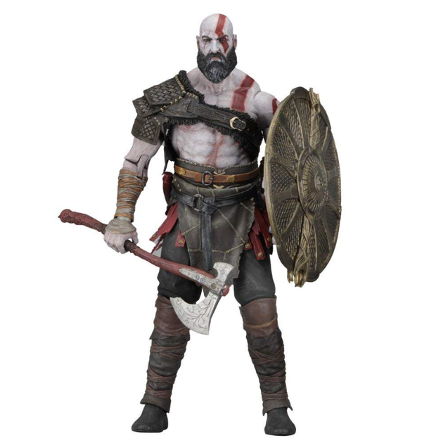Фигурка Kratos / Кратос – God of War (Бог войны) – Игровой персонаж, коллекционная фигурка с топором Leviathan / Левиафан - изображение 3