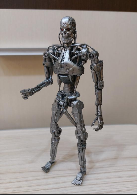 Фигурка коллекционная Терминатор T800 Эндоскелет (terminator endoskeleton), 18 см - изображение 2