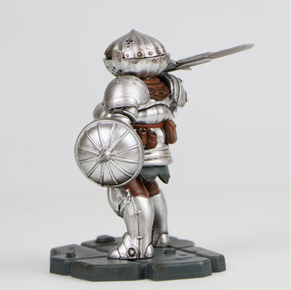 Коллекционная фигурка Dark Souls Дарк Соулс – Knight of Catarina / Рыцарь Катарины (Siegward) – коллекционная статуэтка со щитом и мечом - изображение 4