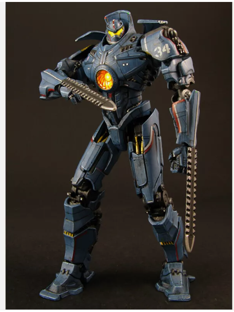 Колекційна фігурка робота NECA з фільму Тихоокеанський рубіж Pacific Rim Jaeger Gipsy Dange 18 см - зображення 6