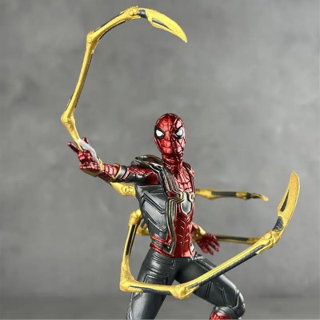 Фигурка Человека-Паука "Железный Паук" 24 см – Коллекционная модель Marron action figures Iron Spider Man - зображення 3