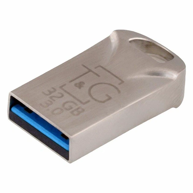 USB флешка 32 Гб 3.0 металлическая для хранения данных модель Metal 106 цвет стальной - Фото 1 USB флешка 32 Гб 3.0 металлическая для хранения данных модель Metal 106 цвет стальной - изображение 1