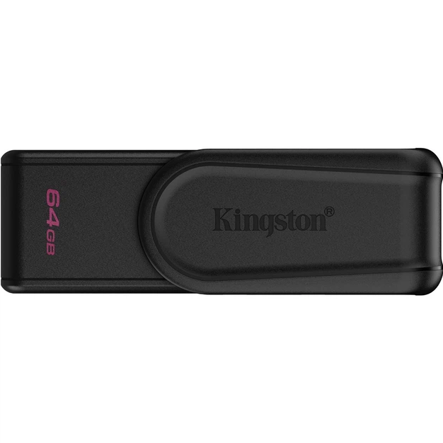 USB флешка Kingston DT Exodia S 64GB высокоскоростная с защитой разъёма черная - изображение 2