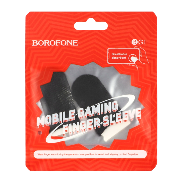 Комплект 10шт напальчники Borofone BG1 черные для защиты пальцев при работе с мелкими предметами Black - Фото 10 Комплект 10шт напальчники Borofone BG1 черные для защиты пальцев при работе с мелкими предметами Black - изображение 10