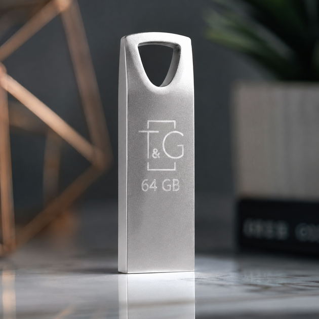USB Flash Drive 3.0 T&G 64GB металлический высокоскоростной для хранения данных стальной - изображение 4