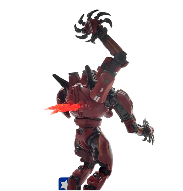 Колекційна фігурка Crimson Typhoon Pacific Rim 18 см — рухлива action figure робот Єгер Багряний Тайфун Тихоокеанський рубіж з LED-підсвіткою - Фото 5 Колекційна фігурка Crimson Typhoon Pacific Rim 18 см — рухлива action figure робот Єгер Багряний Тайфун Тихоокеанський рубіж з LED-підсвіткою - зображення 5