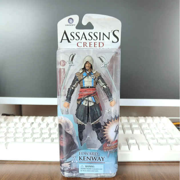Фигурка игрушка Эдвард Кенуэй / Edward Kenway Assassin's Creed IV Black Flag — коллекционная подвижная детализированная action figure героя Эдвард Кенуэй из игры Ассасин Крид - изображение 4