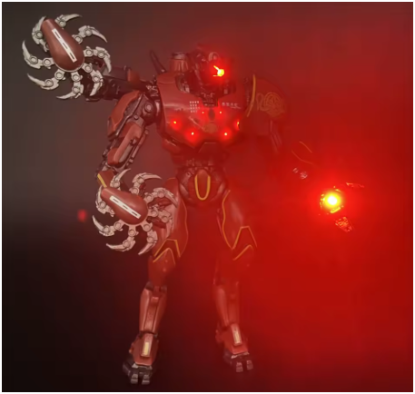 Колекційна фігурка Crimson Typhoon Pacific Rim 18 см — рухлива action figure робот Єгер Багряний Тайфун Тихоокеанський рубіж з LED-підсвіткою - Фото 9 Колекційна фігурка Crimson Typhoon Pacific Rim 18 см — рухлива action figure робот Єгер Багряний Тайфун Тихоокеанський рубіж з LED-підсвіткою - зображення 9